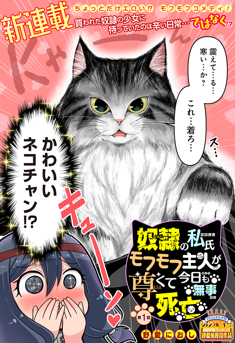 Cover of Dorei no Watashi-shi Mofumofu Shujin ga Toutokute Kyou mo Buji Shibou