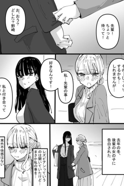 Cover of Lesbian no Onnanoko ni Kokuhaku sareta Hanashi