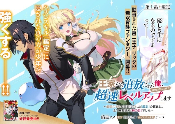 Cover of Ouke kara Tsuihou Sareta Ore, Mamono Habikoru Mori de Chousoku Level Up Shimasu: Saijaku Skill to Baka ni Sareta "Kantei" no Shoutai wa, Subete o Mitoosu "Kami no Me" deshita