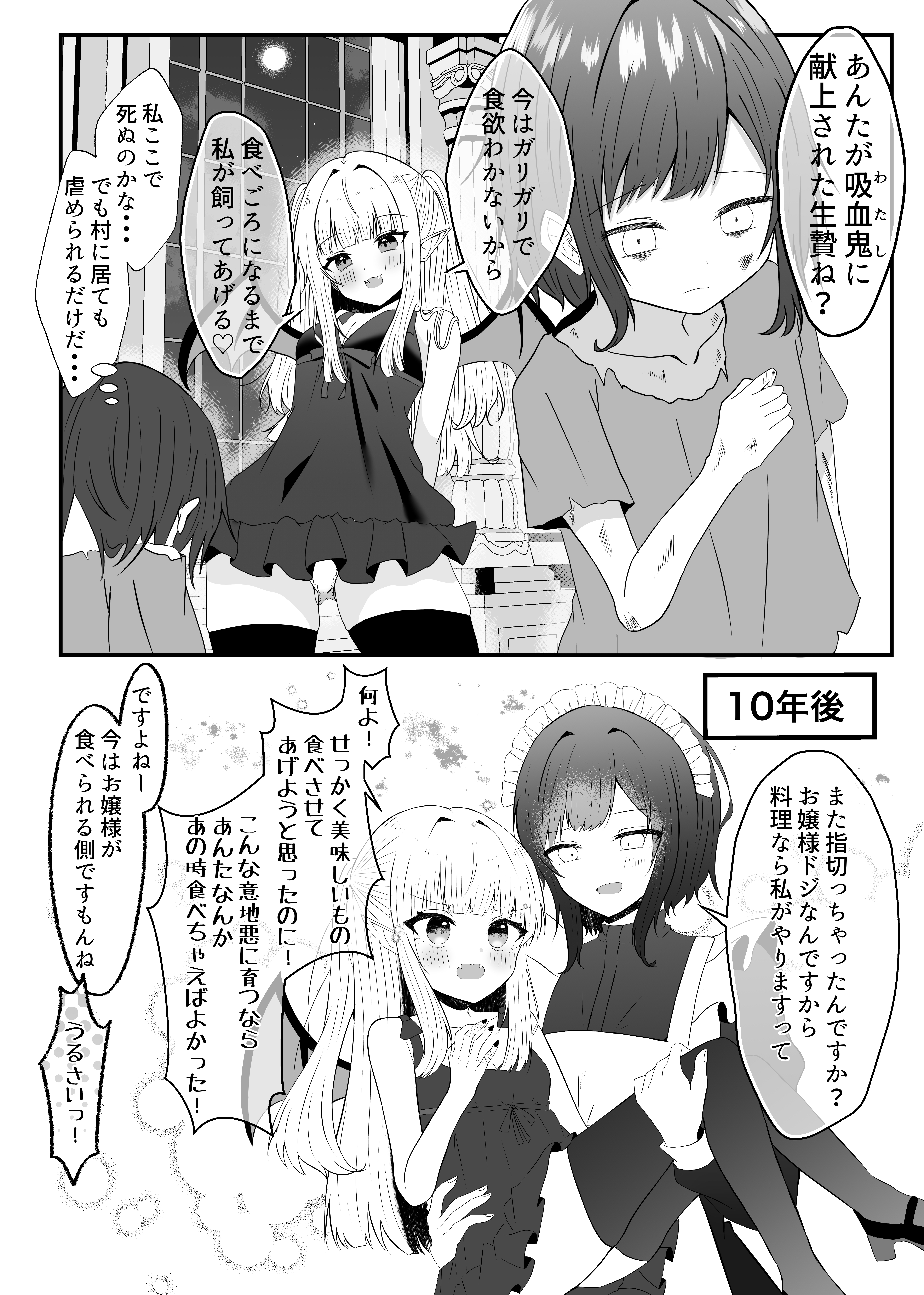 Cover of Kyuuketsuki ni Kawareta Shoujo no Juunen-go